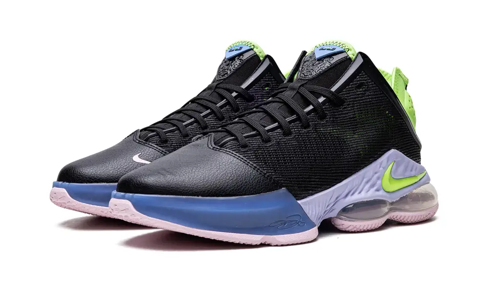 Nike Basketball LeBron 19 Low 'Black   Ghost Green' 