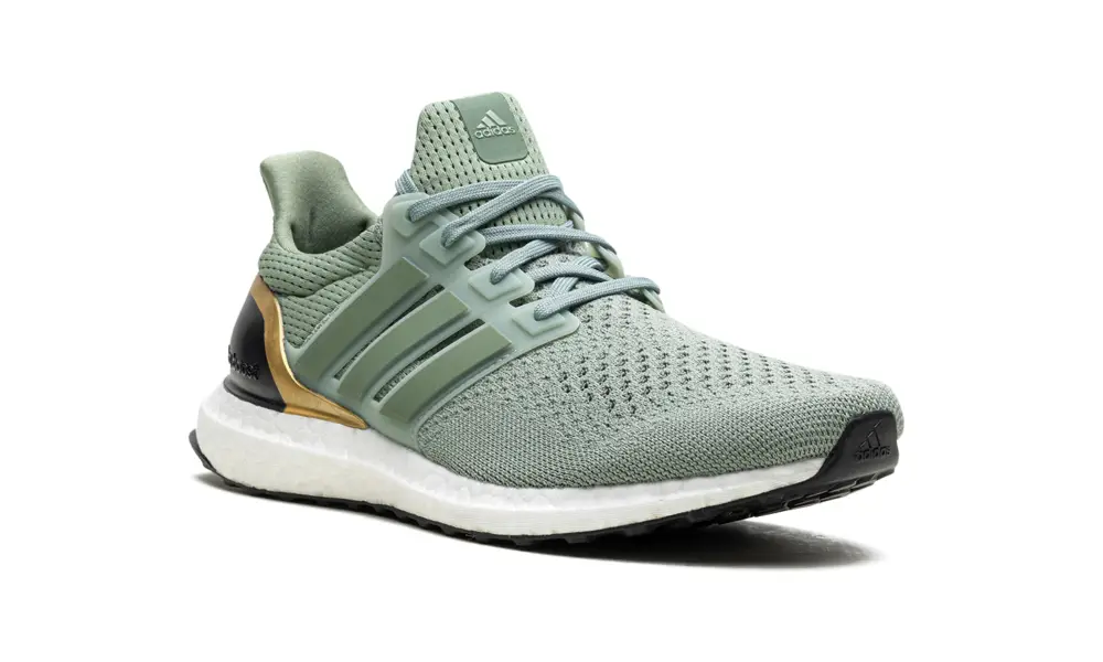 More Adidas Shoes Ultra Boost 1.0 'Silver Green Gold Metallic'