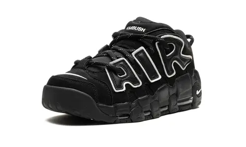 Nike Basketball Air More Uptempo Low 'AMBUSH - Black White'