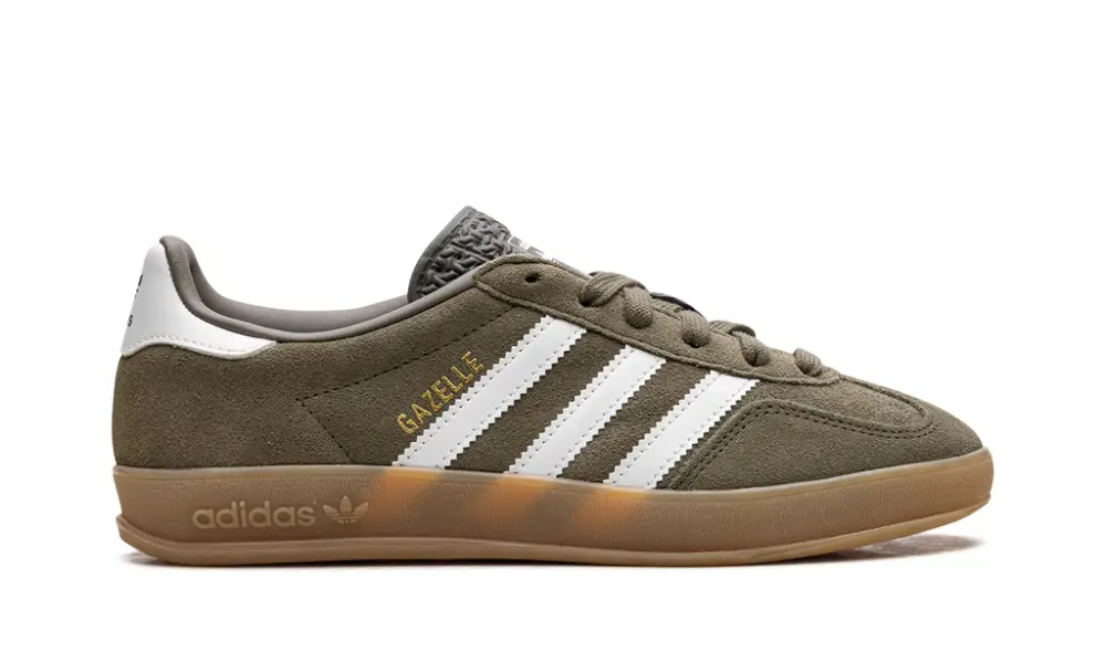 Adidas Gazelle Gazelle Indoor 'Olive Strata Cloud White Gum' 