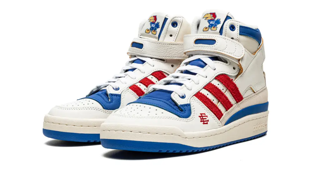More Adidas Shoes Forum 84 High x EE 'Eric Emanuel x Midnight Madness x Kansas Jayhawks'