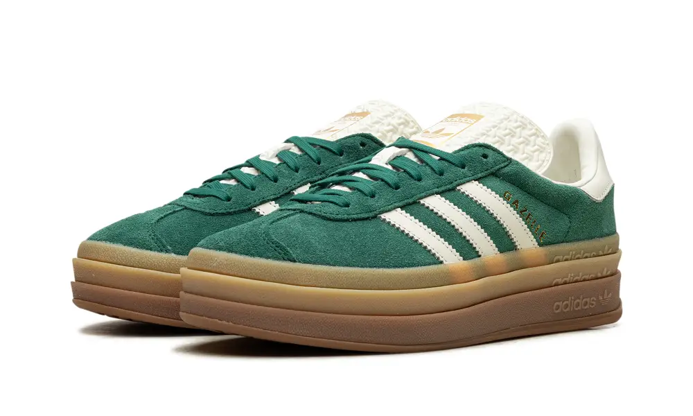 Adidas Gazelle Gazelle Bold WMNS 'Green   White   Gold' 