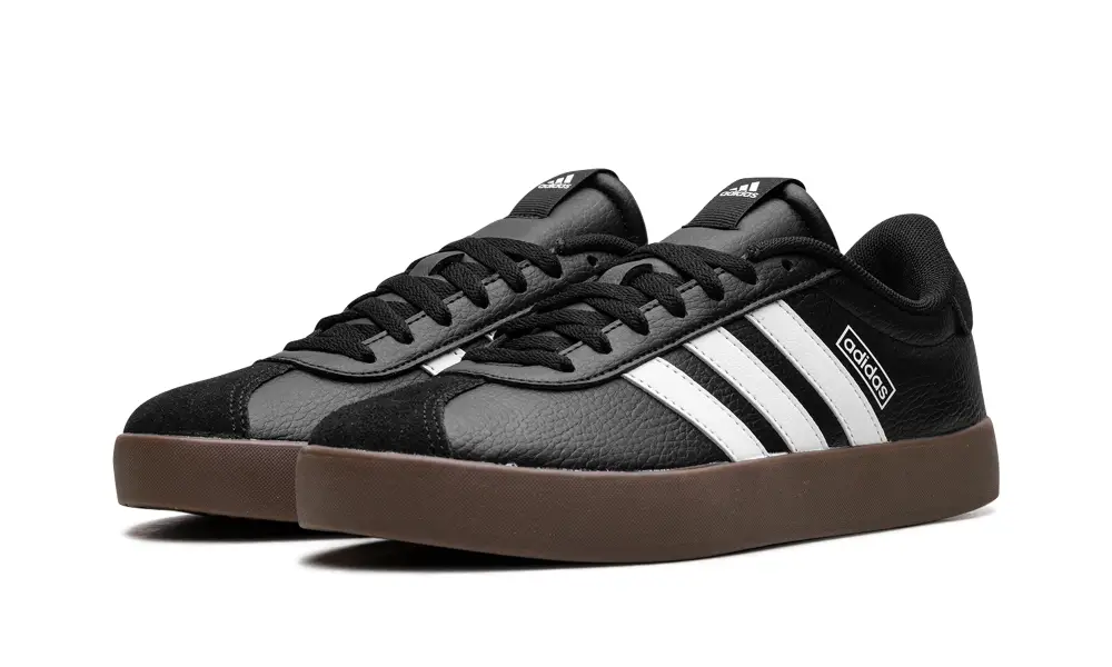 More Adidas Shoes Vl Court 3.0 Low WMNS 'Core Black Cloud White Gum'