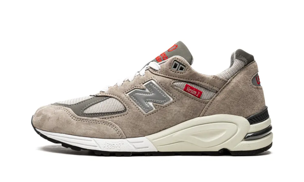 New Balance 990 Made in US 990 v2 'Grey   Red' 