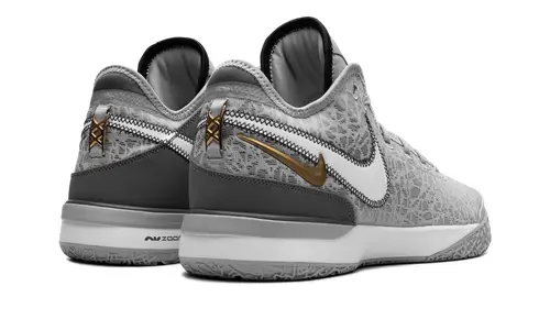 Nike Basketball Zoom LeBron NXXT Gen 'Wolf Grey Metallic Gold'