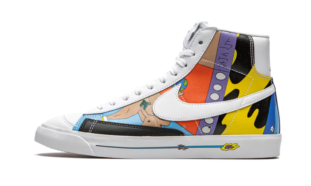 Nike Basketball Flyleather Blazer '77 QS 'Ruohan Wang' 