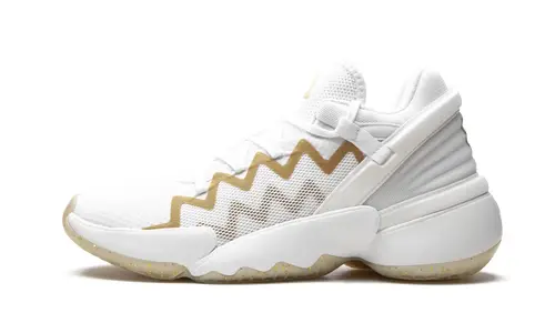 More Adidas Shoes D.O.N Issue 2 'White Gold Metallic' 