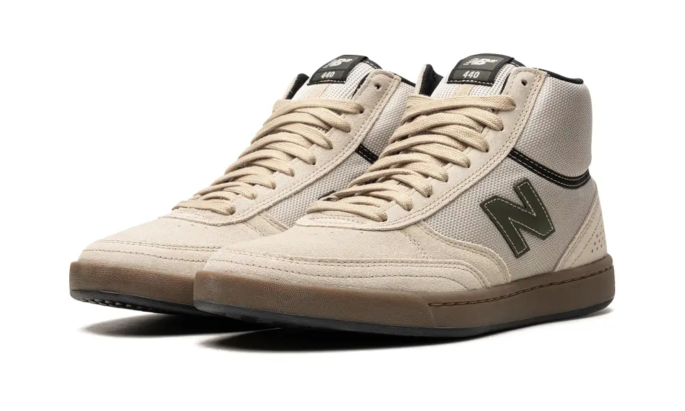More New Balance Numeric 440 High 'White Green' 