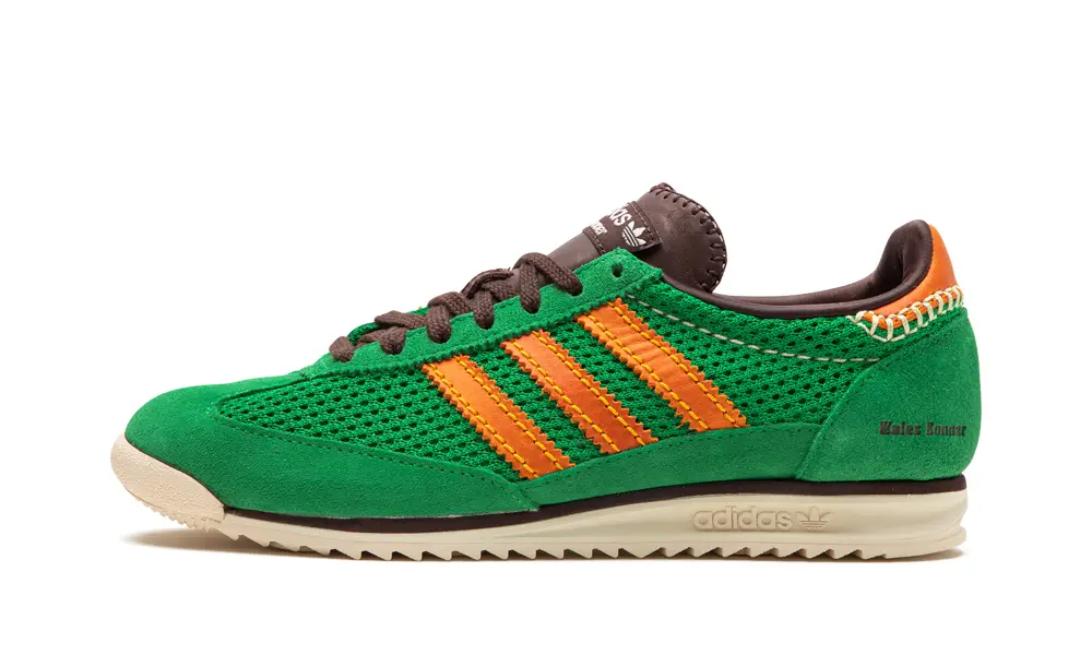 More Adidas Shoes SL72 Knit 'Wales Bonner Green'