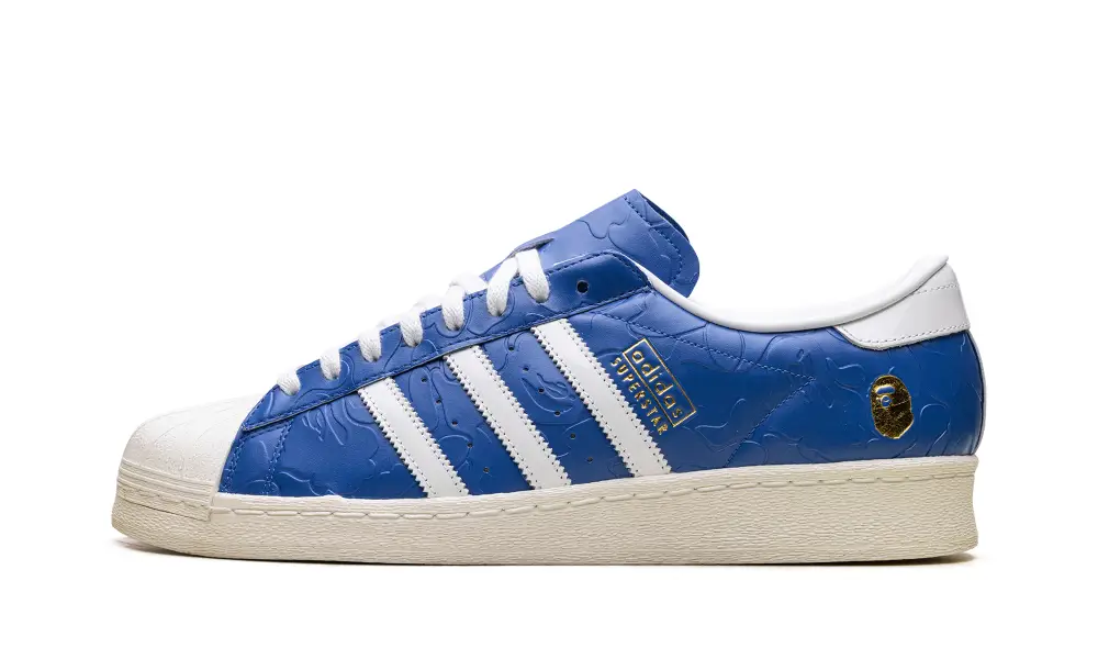 Adidas Superstar Superstar Vintage 'Bape Blue White' 