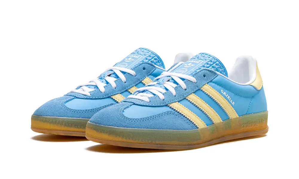 Adidas Gazelle Gazelle Indoor WMNS 'Semi Blue Burst Almost Yellow'
