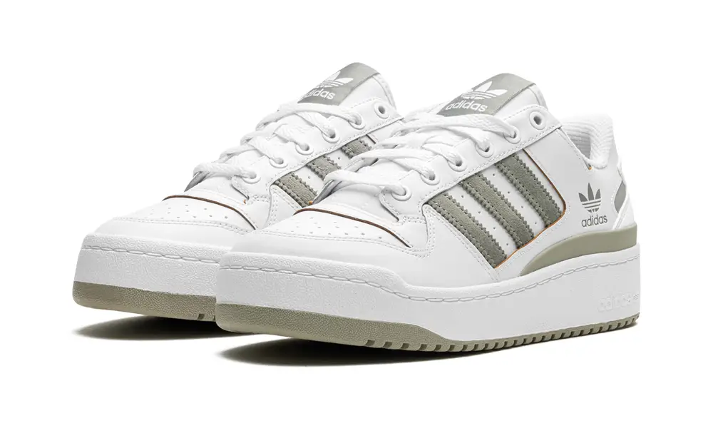 More Adidas Shoes Forum Bold Stripes WMNS 'White Silver Pebble' 