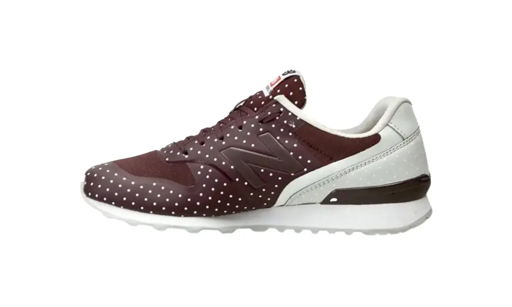 More New Balance 996 WMNS 'Burgundy Polka Dots' 