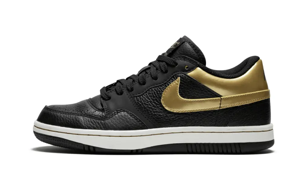 Nike Basketball Court Force Low 'Black and Gold' 