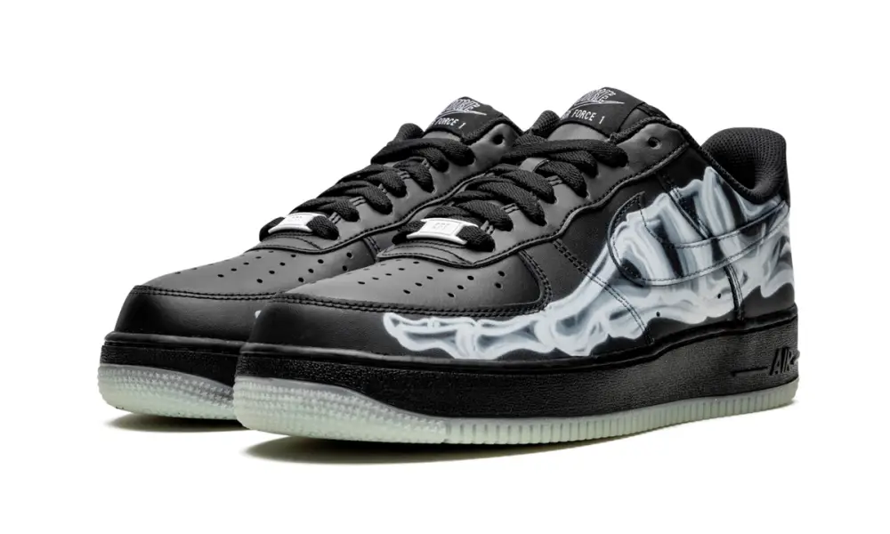 Nike Lifestyle Air Force 1 Low 'Skeleton - Black'