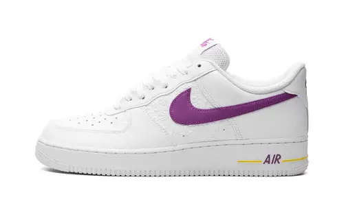 Nike Lifestyle Air Force 1 Low EMB 'Bold Berry Lakers'
