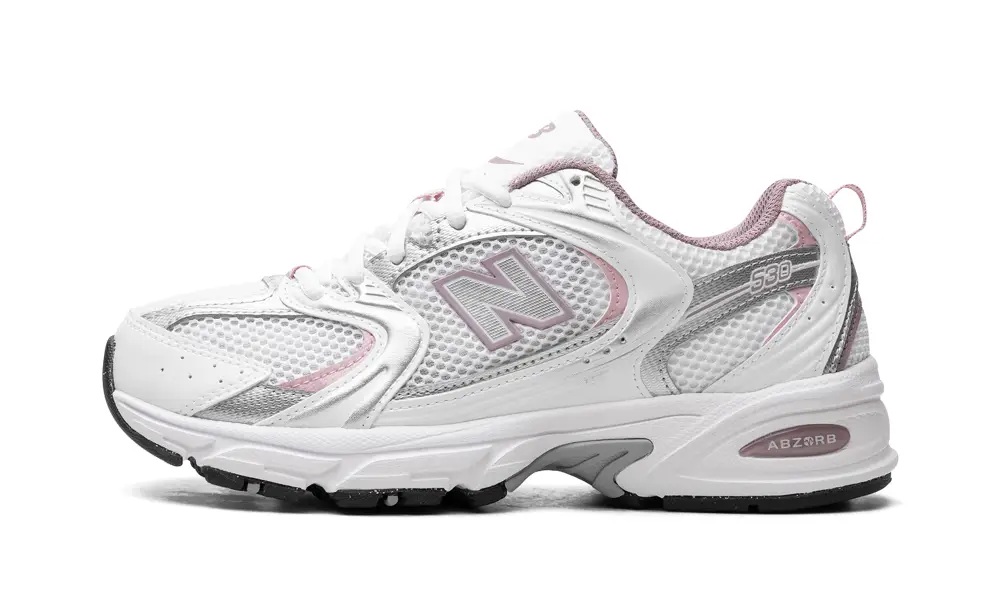 New Balance 530 530 'White Silver Metalic Ice Wine Mid Century Pin' 