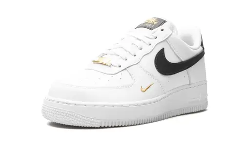Nike Lifestyle AIR FORCE 1 LO ESSENTIAL MNS WMNS 'White   Black   Gold' 