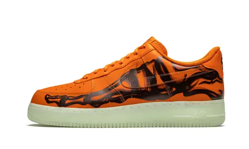 Nike Lifestyle Air Force 1 Low 'Orange Skeleton'