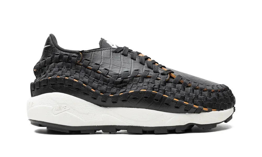 Nike Lifestyle Air Footscape Woven Premium 'Black Croc'