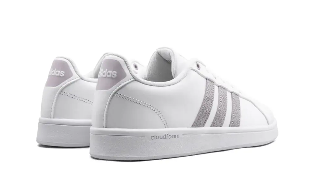 More Adidas Shoes CF Advantage 'White Ice Purple' 