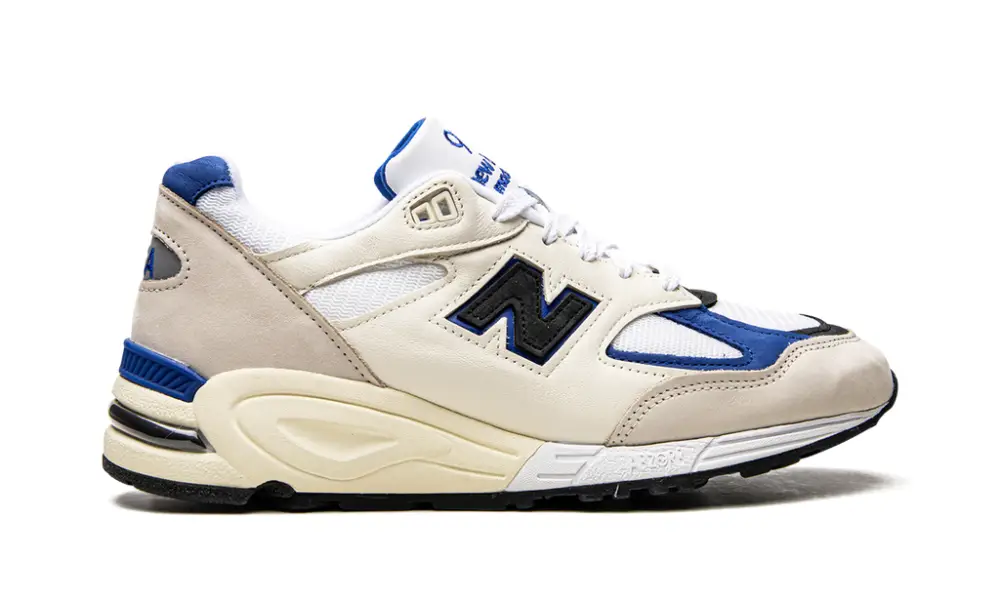 New Balance 990 990v2 'Made In USA White Blue' 