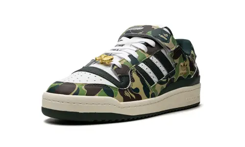 More Adidas Shoes Forum 84 Low 'Bape 30th Anniversary Green Camo'