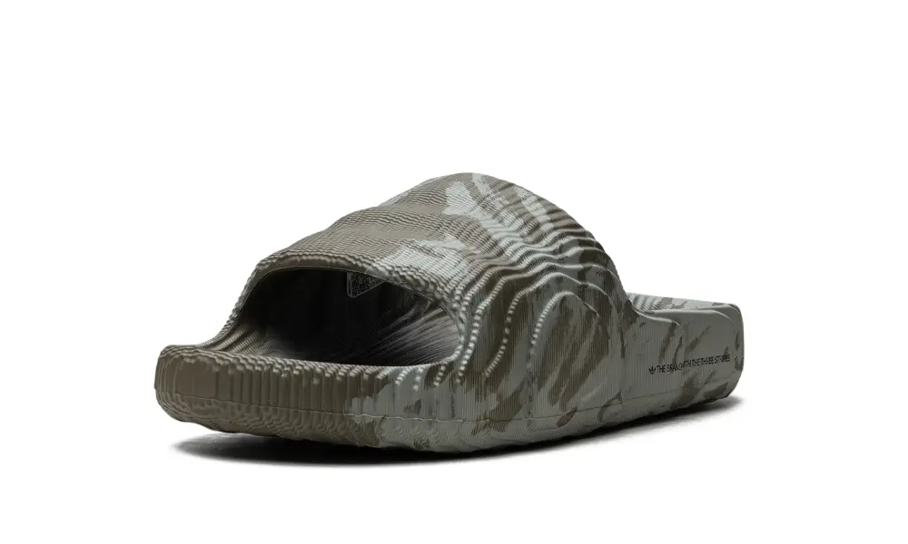 More Adidas Shoes Adilette 22 Slides 'Olive Strata Silver Green' 