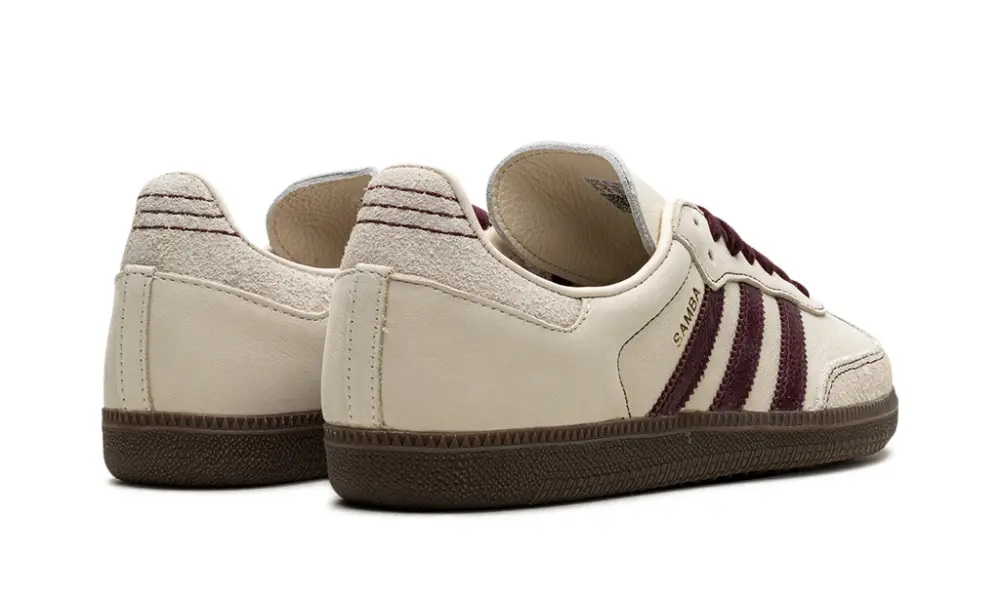 Adidas Samba Samba OG WMNS 'Wonder White Maroon' 