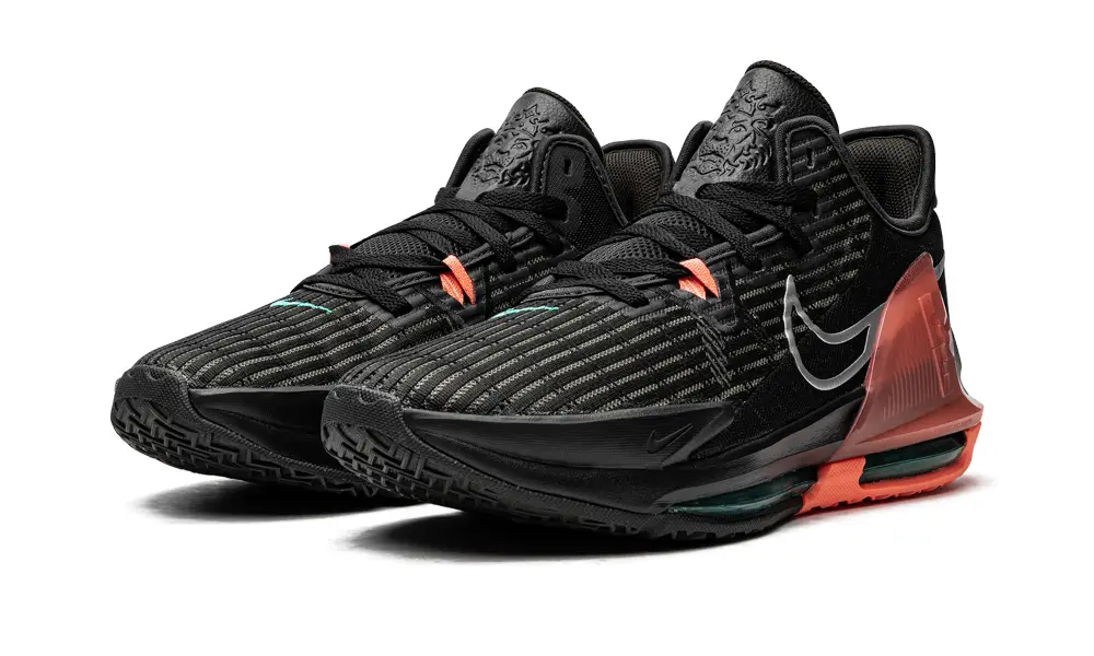 Nike Basketball LeBron Witness VI 'Black   Crimson Pulse' 