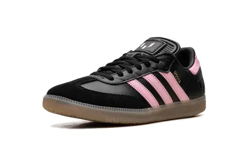 Adidas Samba Samba Messi Indoor 'Core Black   Gold Metallic   Gum' 