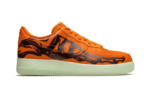 Nike Lifestyle Air Force 1 Low 'Orange Skeleton'