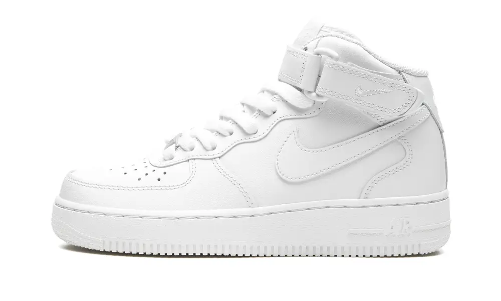 Nike Lifestyle AIR FORCE 1 '07 MID MNS WMNS 'Triple White' 