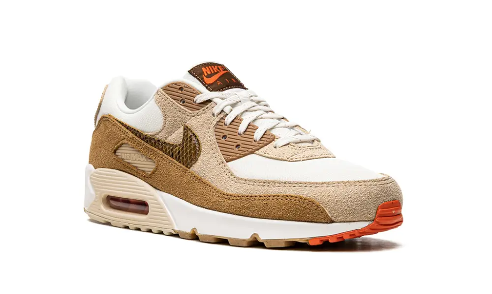 Nike Air Max AIR MAX 90 WMNS 'Pale Ivory Snakeskin Swoosh' 