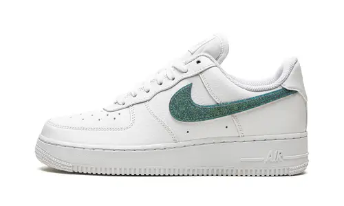 Nike Lifestyle AIR FORCE 1 '07 ESS WMNS 'Glitter Swoosh - Celery' 