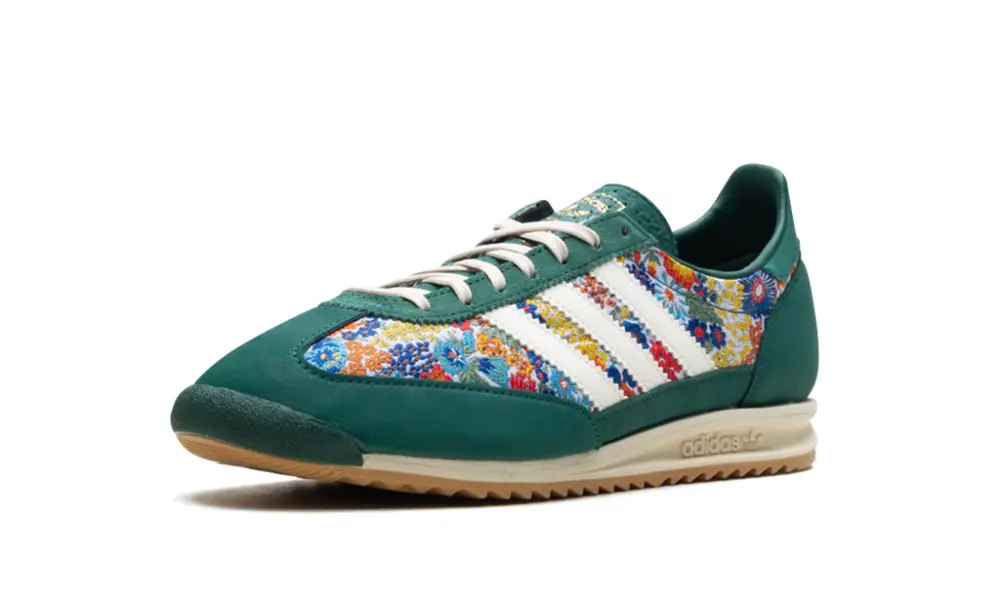 More Adidas Shoes SL 72 OG WMNS 'Liberty London Collegiate Green'