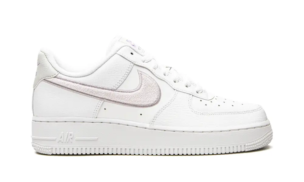 Nike Lifestyle AIR FORCE 1 LO MNS WMNS 'Chenille Swoosh - Sea Glass'