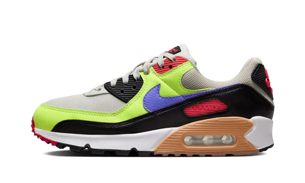 Nike Air Max Air Max 90 WMNS 'Volt Light Bone Ultramarine' 