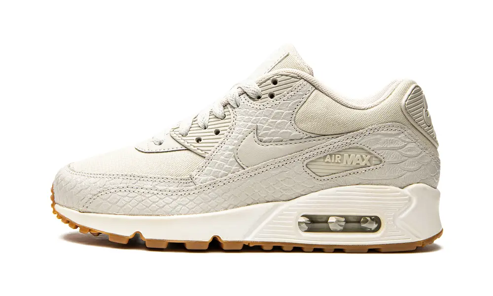 Nike Lifestyle AIR MAX 90 MNS WMNS 'Light Bone Snakeskin' 