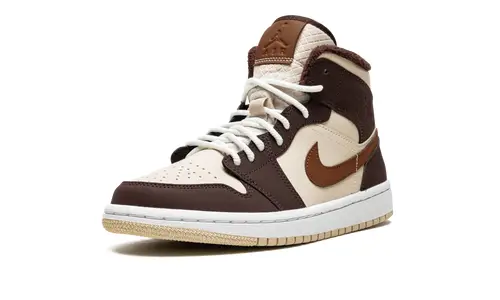 Air Jordan 1 AIR JORDAN 1 MID SE WMNS 'Brown Basalt Fleece' 