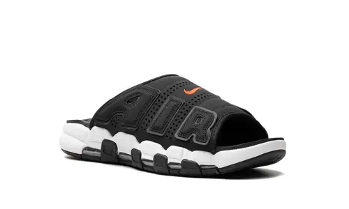Nike Basketball Air More Uptempo Slide 'Black White Red'