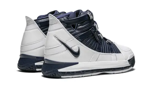 Nike Basketball Zoom Lebron 3 QS 'White Navy'