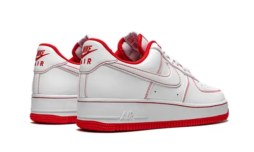 Nike Lifestyle Air Force 1 Low '07 'Contrast Stitch - White University Red' 
