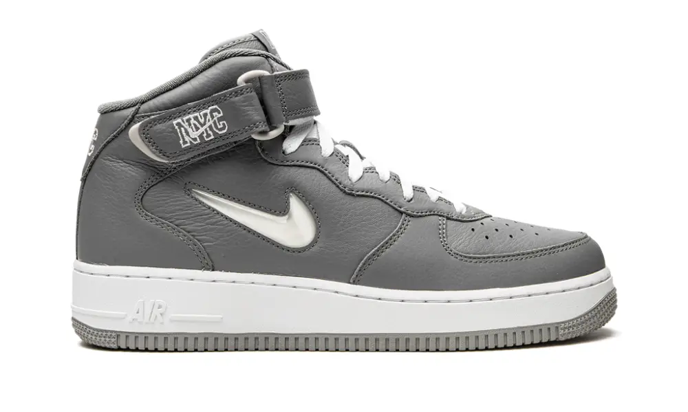 Nike Lifestyle Air Force 1 Mid QS 'Jewel NYC Cool Grey'