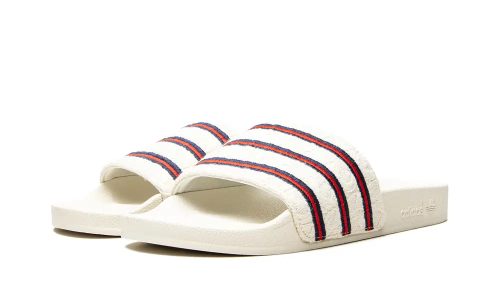 More Adidas Shoes Adilette Cableknit Slides 'Extra Butter' 
