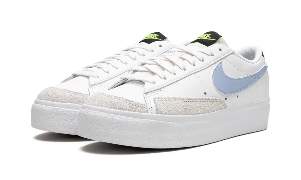 Nike Lifestyle BLAZER LO PLATFORM MNS WMNS 'White Cobalt Bliss' 