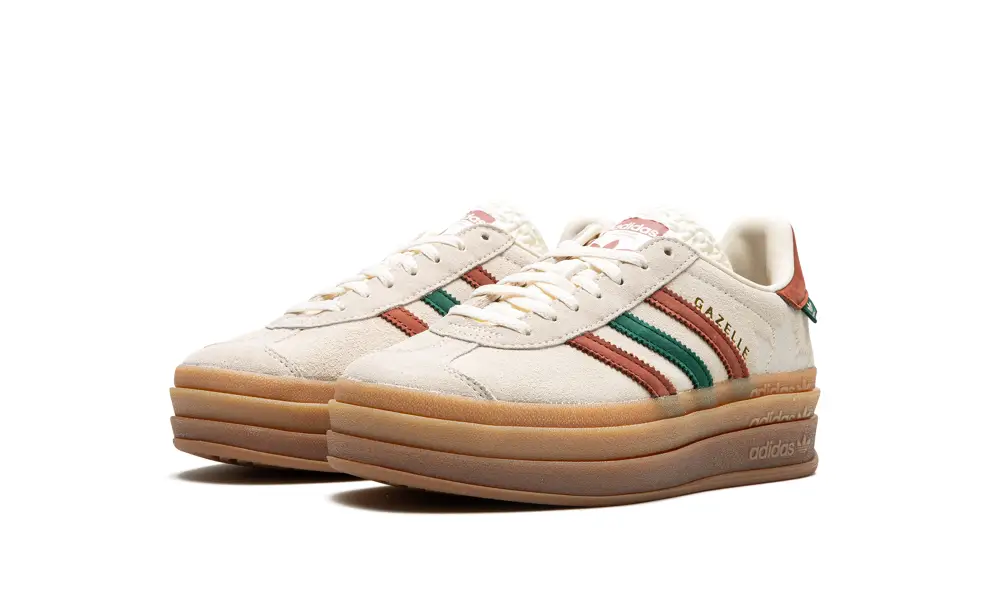 Adidas Gazelle GAZELLE BOLD WMNS 'Cream White   Wild Sepia' 