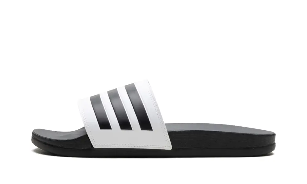 More Adidas Shoes Adilette Comfort Slides 'Cloud White Core Black'