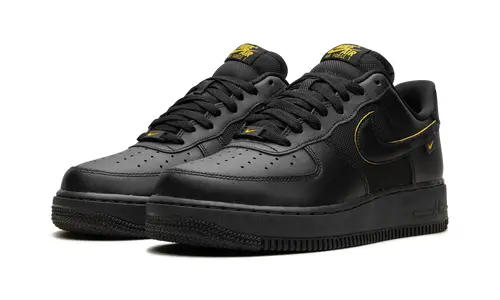 Nike Lifestyle Air Force 1 '07 'Black/University Gold'