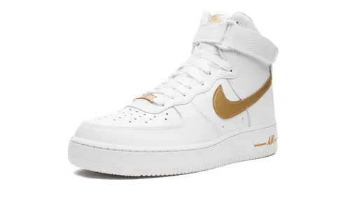 Nike Lifestyle AIR FORCE 1 WMNS 'White   Metallic Gold' 